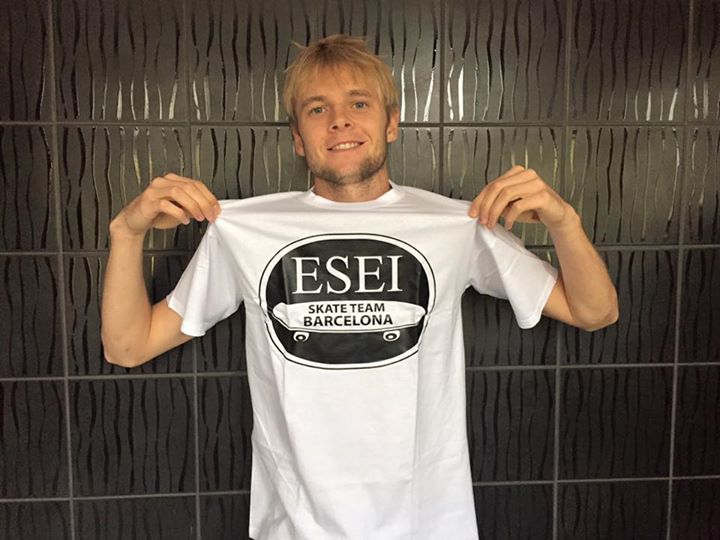 Madars Apse - ESEI Business School Alumnus and Skateboarder of the year 