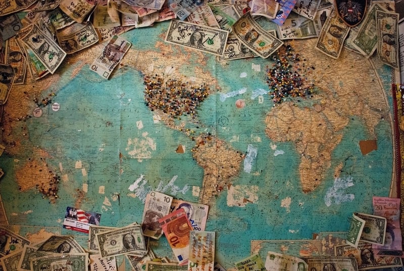 world map business