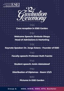 gradiation ceremony agenda